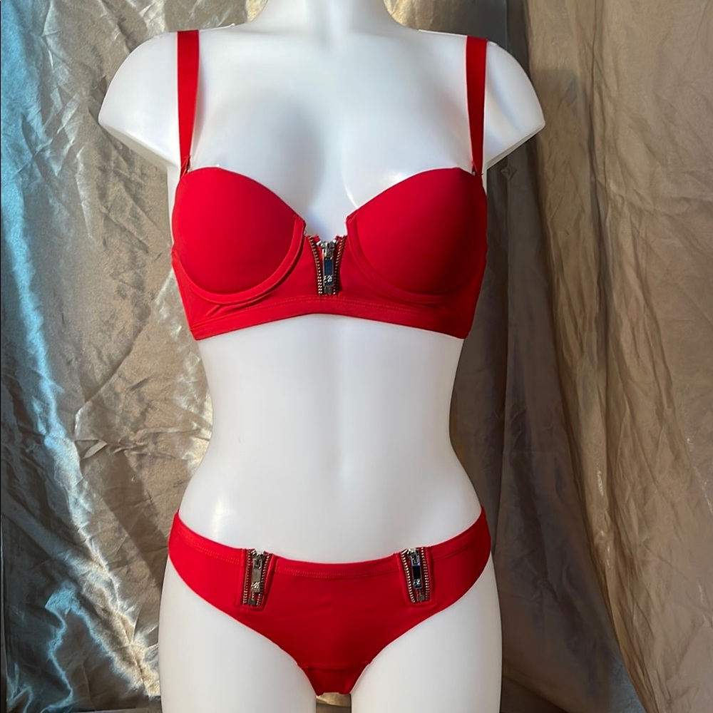 Honey Birdette Vegas Red 2 PC Set